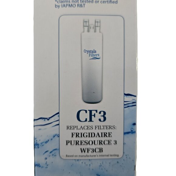 CRYSTALA CF3 Frigidaire Replacement Refrigerator Water Filter WF3CB NEW SEALED - Picture 3 of 8